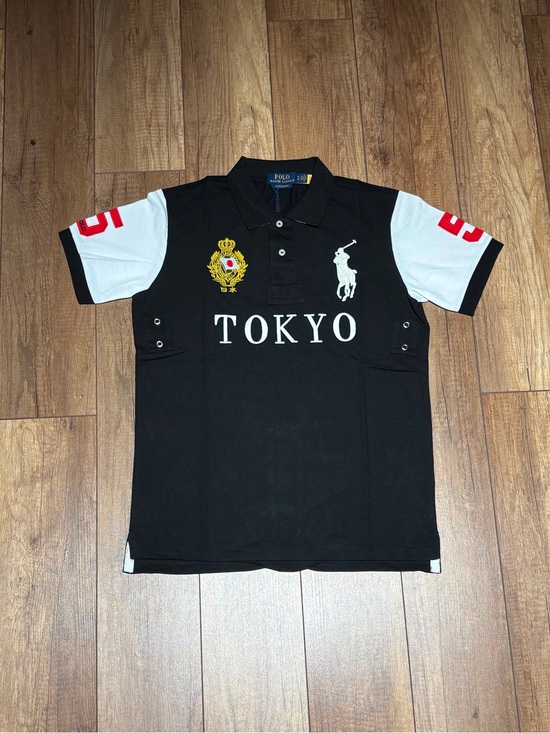 Polo Ralph Lauren Other - Polo Ralph Lauren Mens Black and White Slim Fit Tokyo Polo Shirt Brand New Small